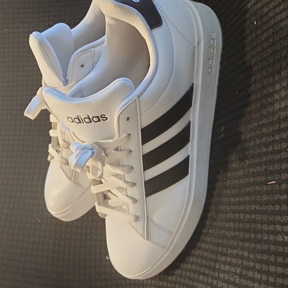 Adidas White and Black Sneakers